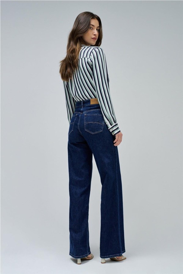 Vaquero Salsa faith push in wide leg