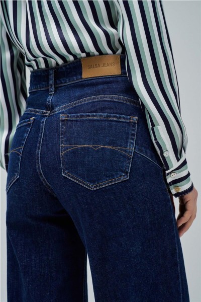 Vaquero Salsa faith push in wide leg