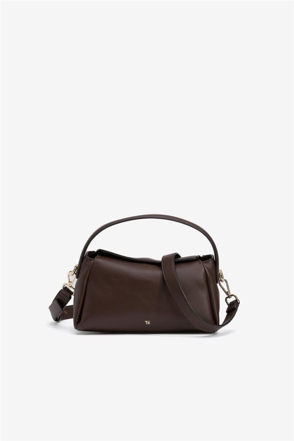 Bolso Tiffosi Gemma bandolera marrón oscuro