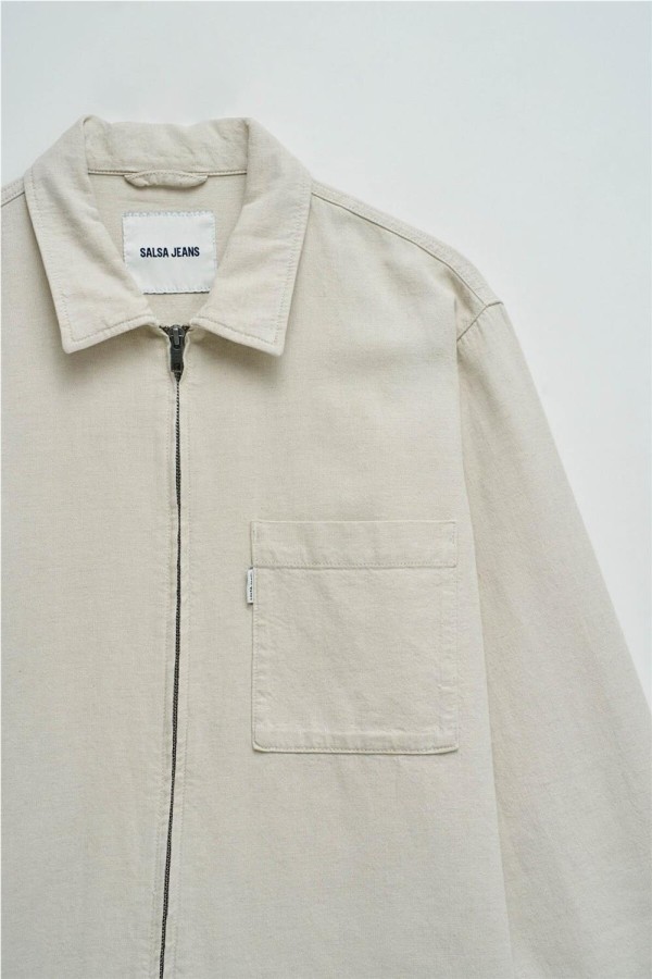 Sobrecamisa Salsa con lino