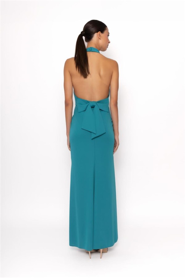 Vestido Arggido cuello halter