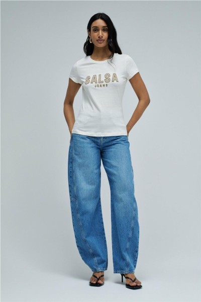 Camiseta Salsa con branding