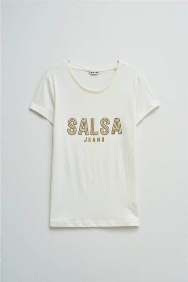 Camiseta Salsa con branding