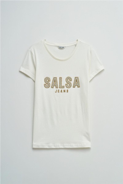 Camiseta Salsa con branding
