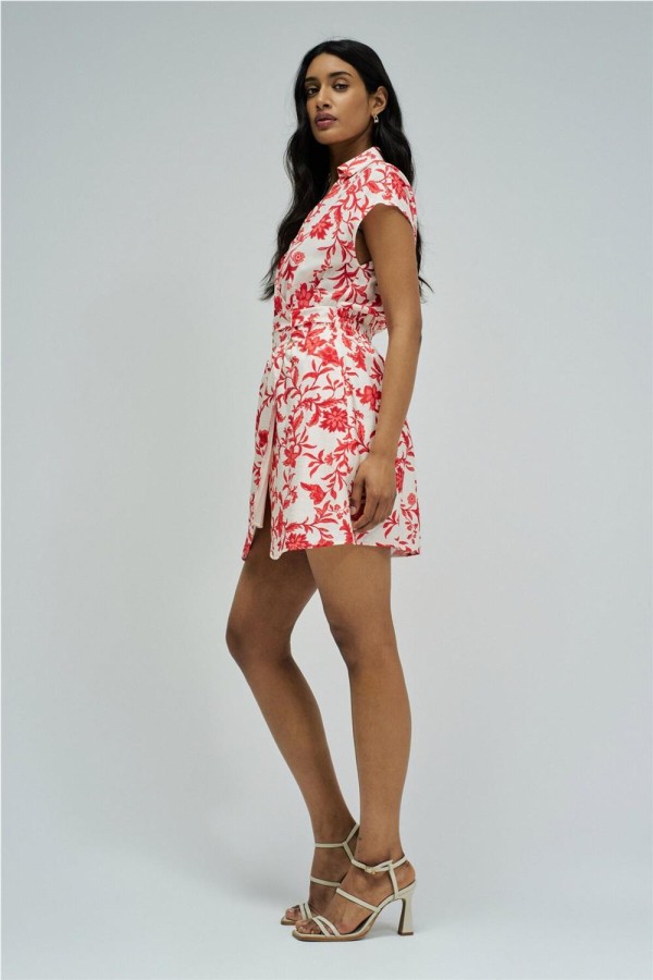 Vestido corto Salsa con patrón floral 2