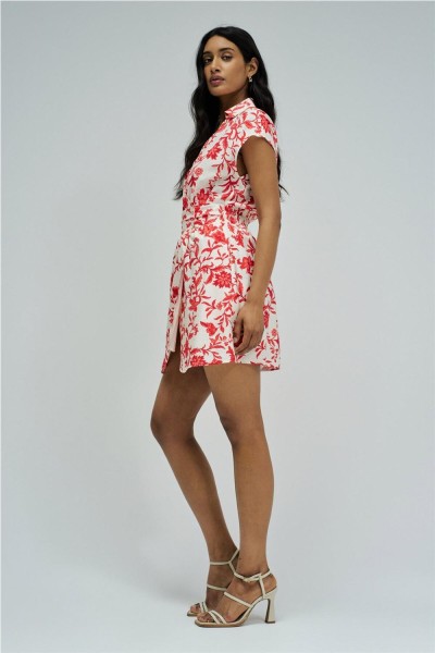 Vestido corto Salsa con patrón floral