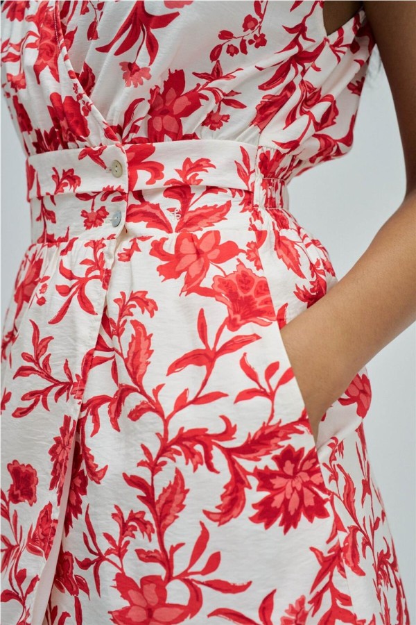 Vestido corto Salsa con patrón floral