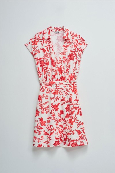 Vestido corto Salsa con patrón floral