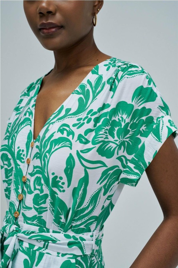 Vestido Salsa con patrón floral