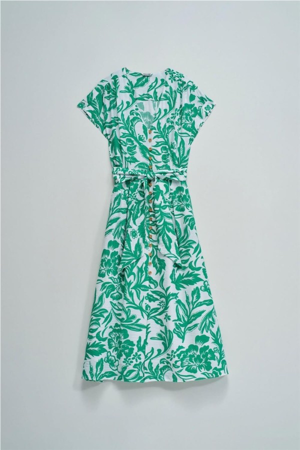 Vestido Salsa con patrón floral