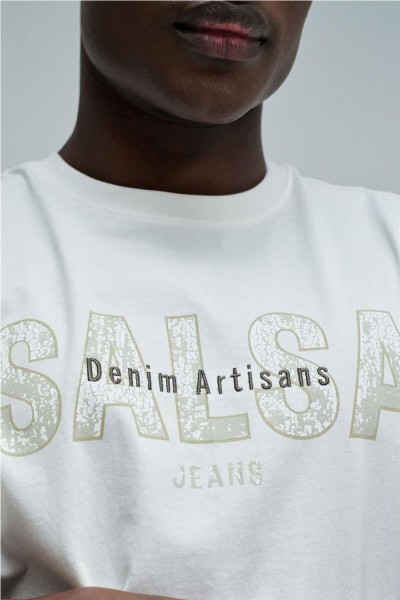 Camiseta Salsa con branding