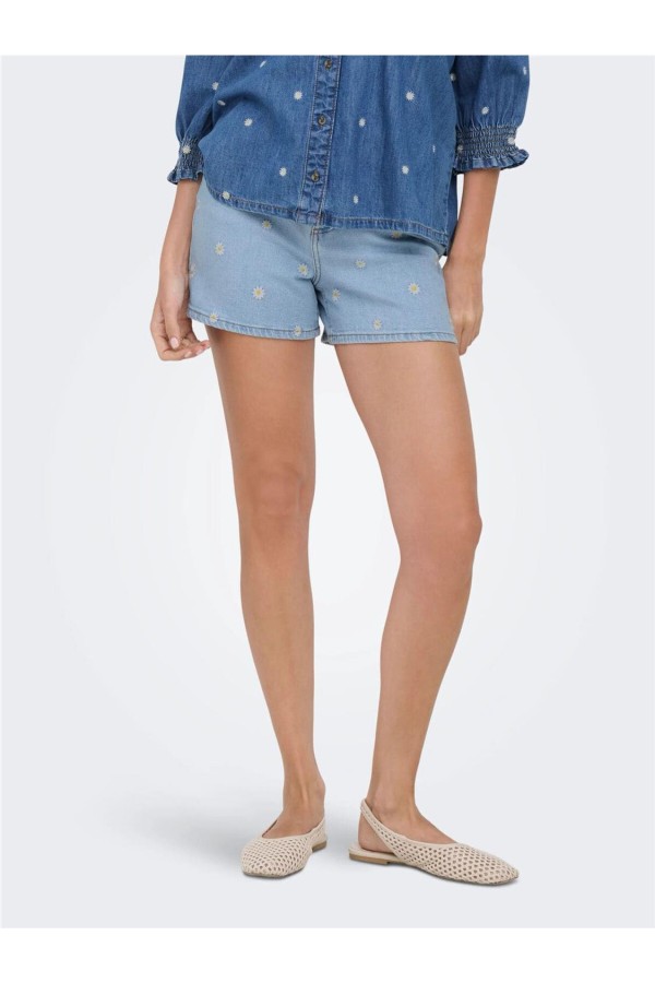 Short Only Josephine con bordado floral