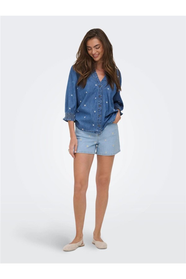 Short Only Josephine con bordado floral 2
