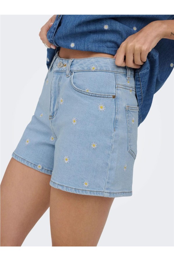 Short Only Josephine con bordado floral