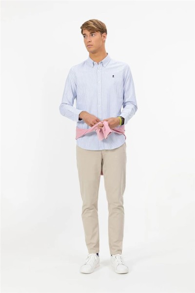 Camisa El Pulpo oxford cuello botón
