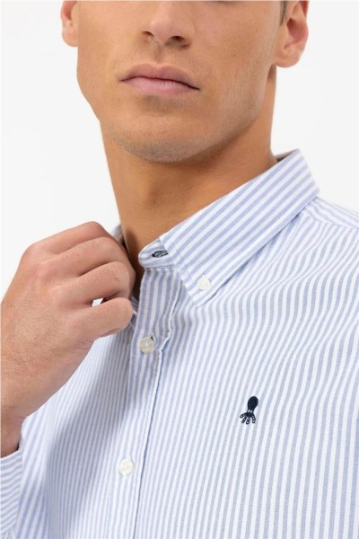 Camisa El Pulpo oxford cuello botón
