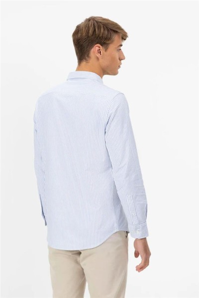 Camisa El Pulpo oxford cuello botón