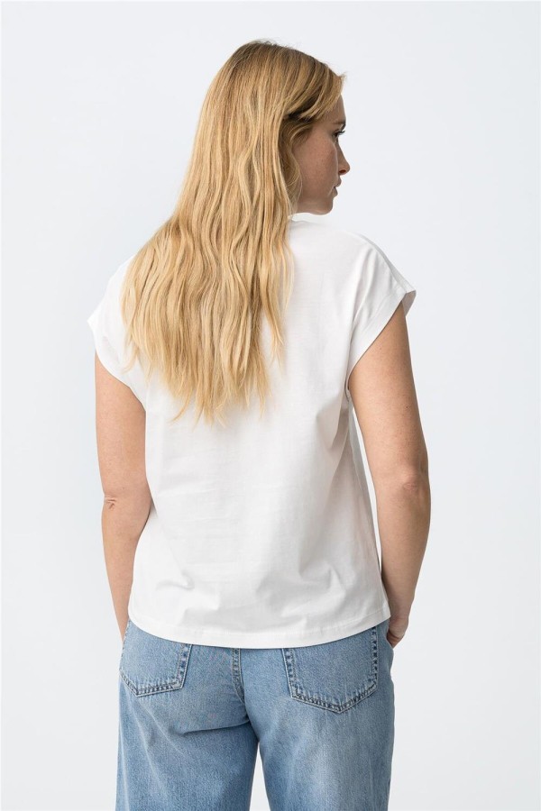 Camiseta Tiffosi básica escote pico
