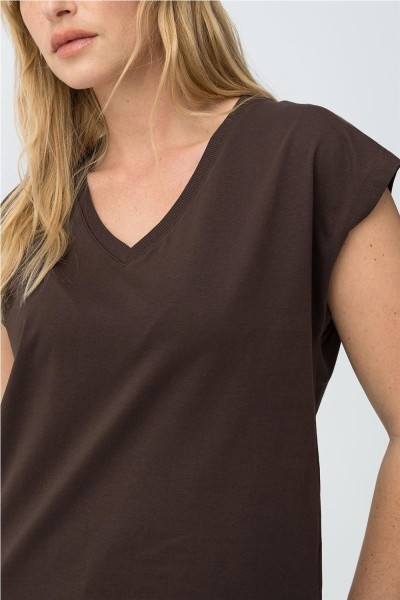 Camiseta Tiffosi básica escote pico