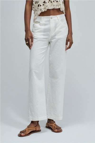 Pantalón Salsa straight con lino