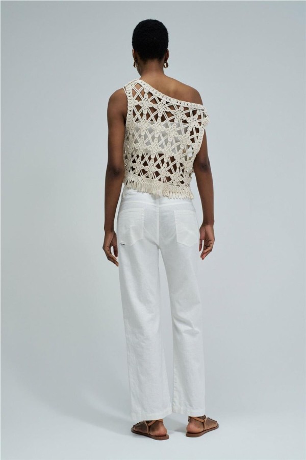 Pantalón Salsa straight con lino