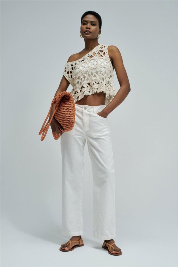 Pantalón Salsa straight con lino