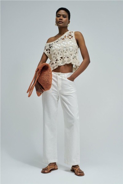 Pantalón Salsa straight con lino
