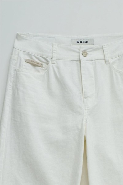 Pantalón Salsa straight con lino