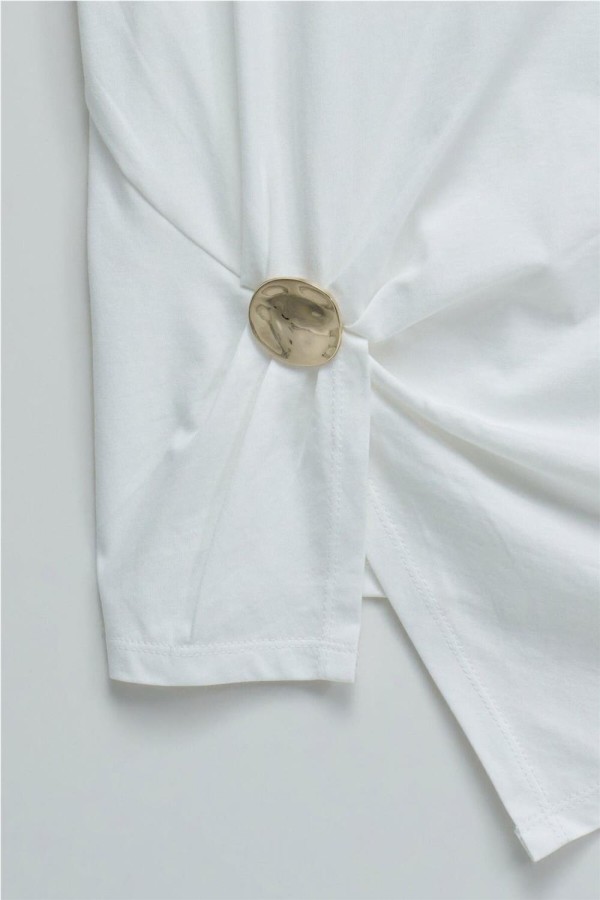 Camiseta Salsa con aplicación dorada