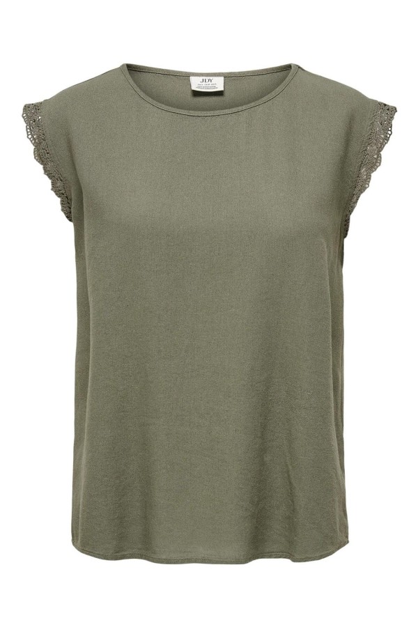 Top JDY Say con mezcla de lino
