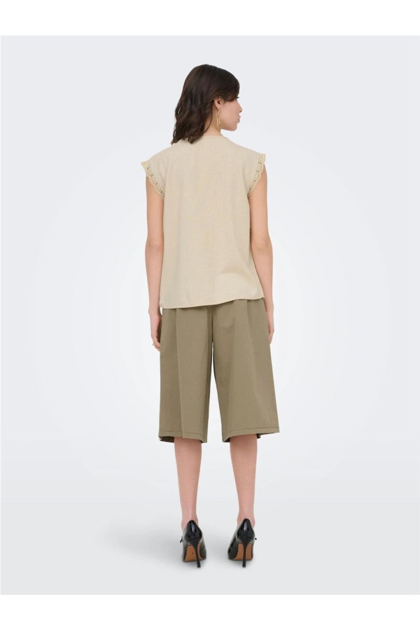 Top JDY Say con mezcla de lino