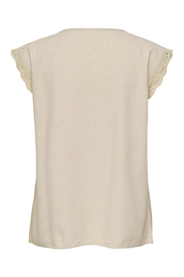 Top JDY Say con mezcla de lino