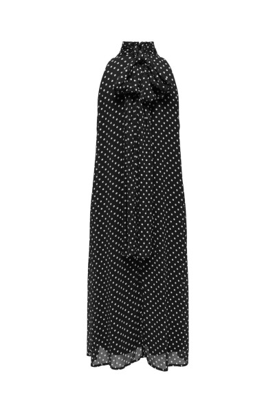 Vestido JDY Polka cuello halter