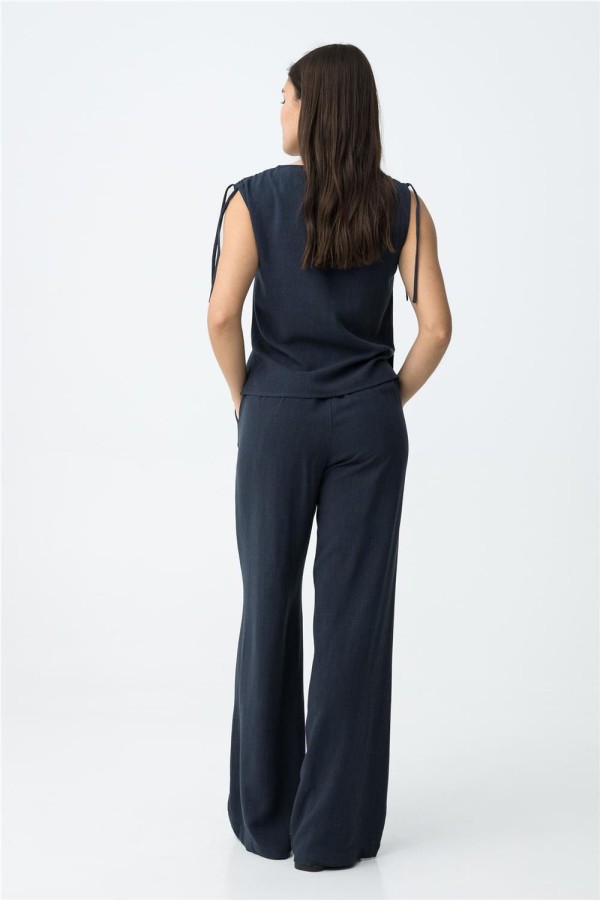 Pantalón Tiffosi wide leg marino