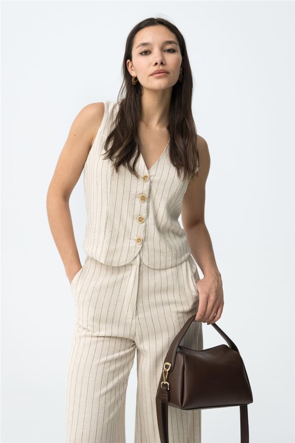 Chaleco Tiffosi beige