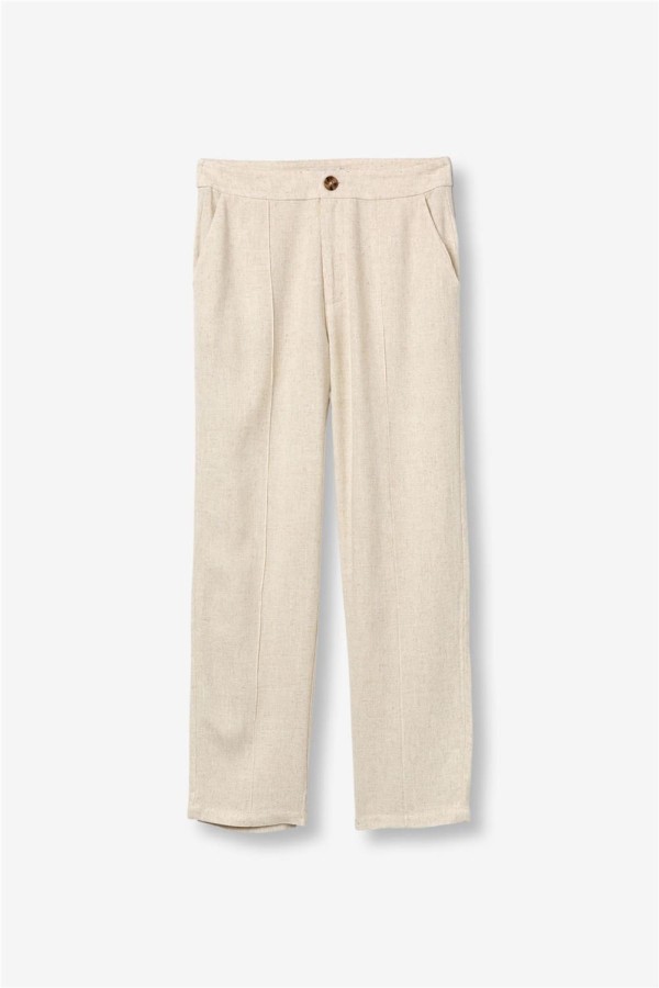Pantalón Tiffosi beige de corte regular