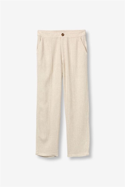 Pantalón Tiffosi beige de corte regular