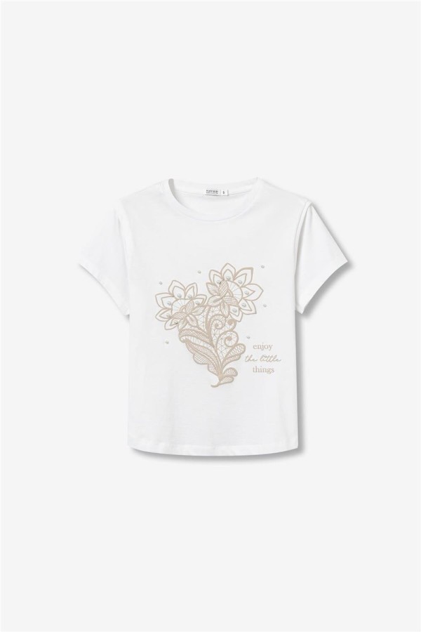 Camiseta Tiffosi estampado floral