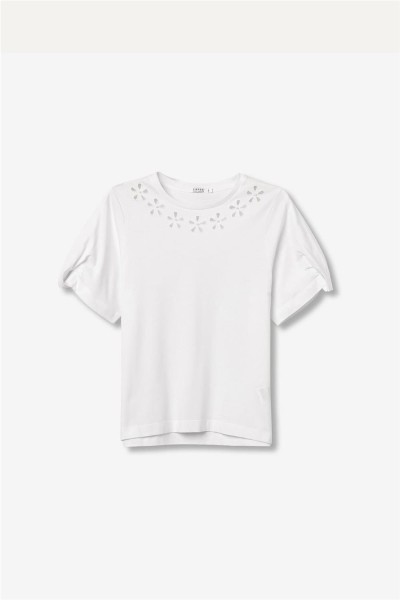 Camiseta Tiffosi con detalles florales