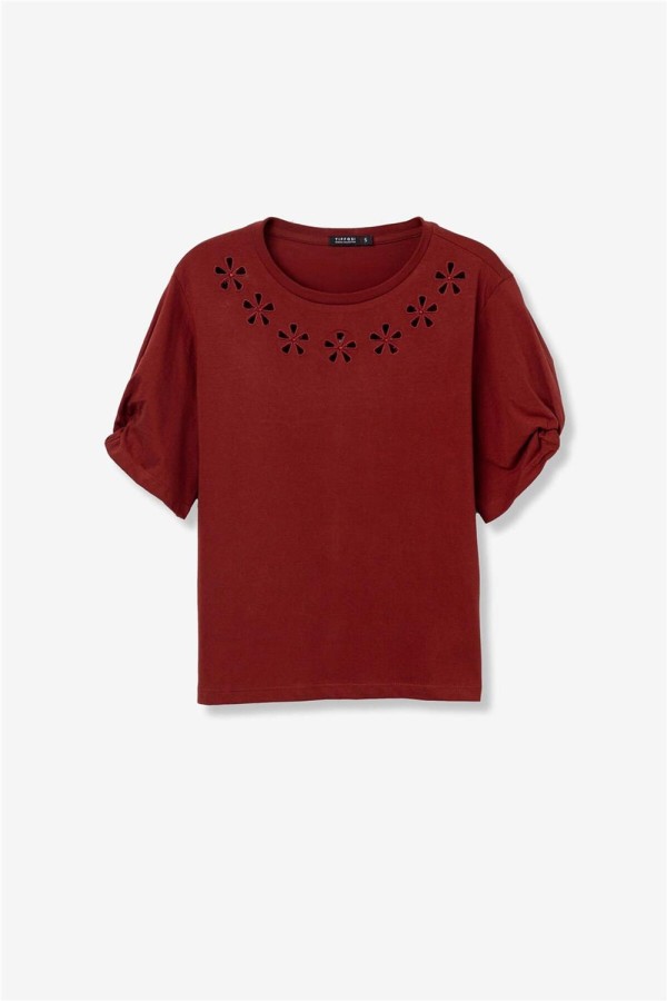 Camiseta Tiffosi con detalles florales