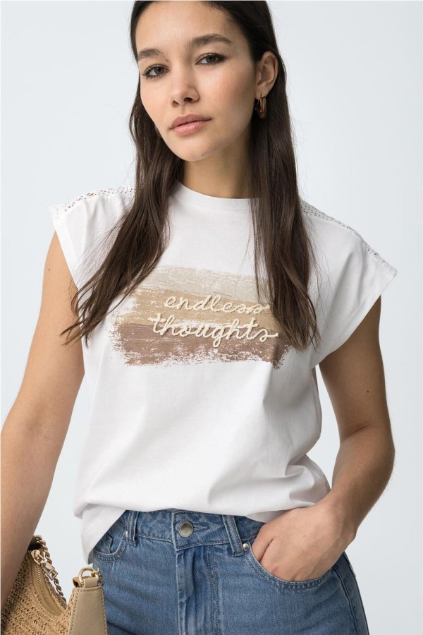 Camiseta Tiffosi con encaje