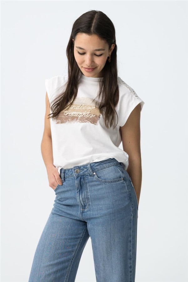 Camiseta Tiffosi con encaje