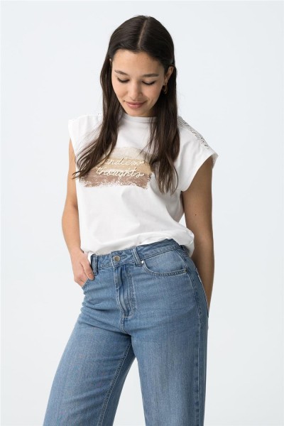 Camiseta Tiffosi con encaje
