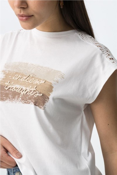 Camiseta Tiffosi con encaje