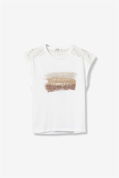 Camiseta Tiffosi con encaje