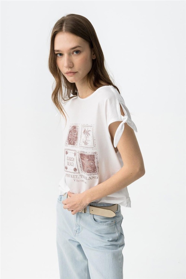 Camiseta Tiffosi vintage con lazos