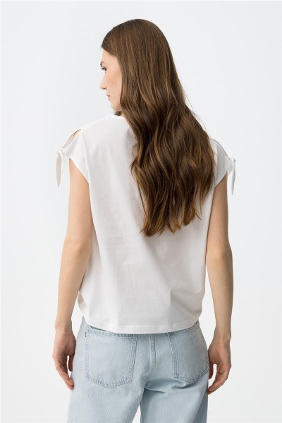 Camiseta Tiffosi vintage con lazos