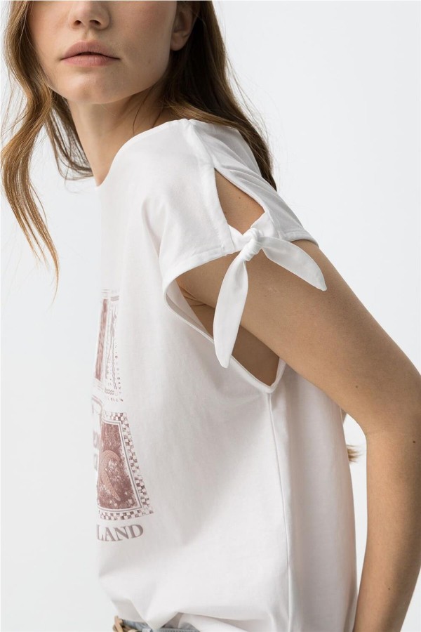 Camiseta Tiffosi vintage con lazos