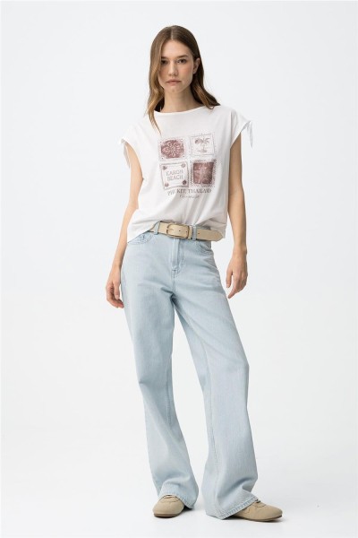 Camiseta Tiffosi vintage con lazos