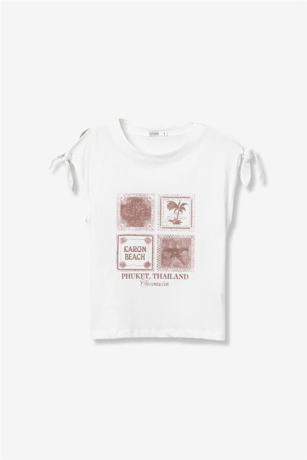 Camiseta Tiffosi vintage con lazos
